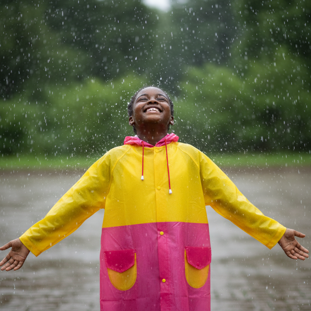 Kids Rain Coat | Sizes M–XXL | Waterproof Lightweight Jacket