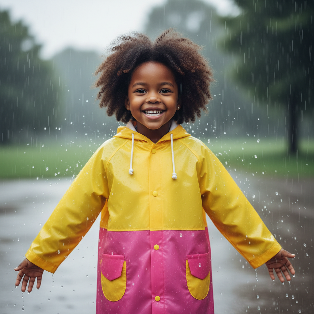 Kids Rain Coat | Sizes M–XXL | Waterproof Lightweight Jacket