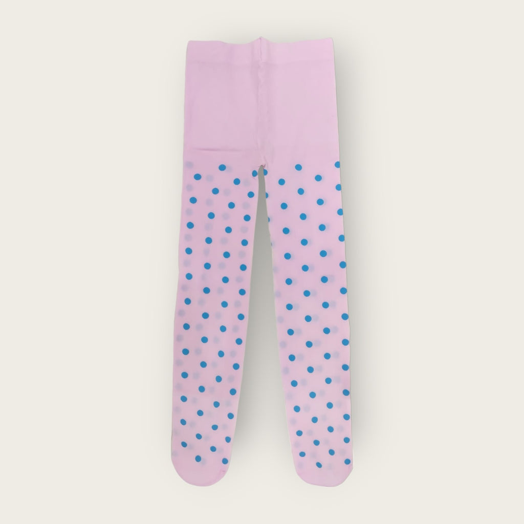 Pink Polka Light stockings