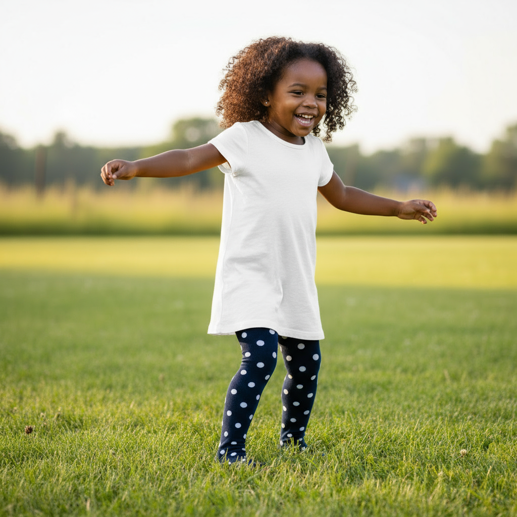 Polka Dot Girls' Tights | Soft & Stylish Kids Leggings | Sizes 60–80