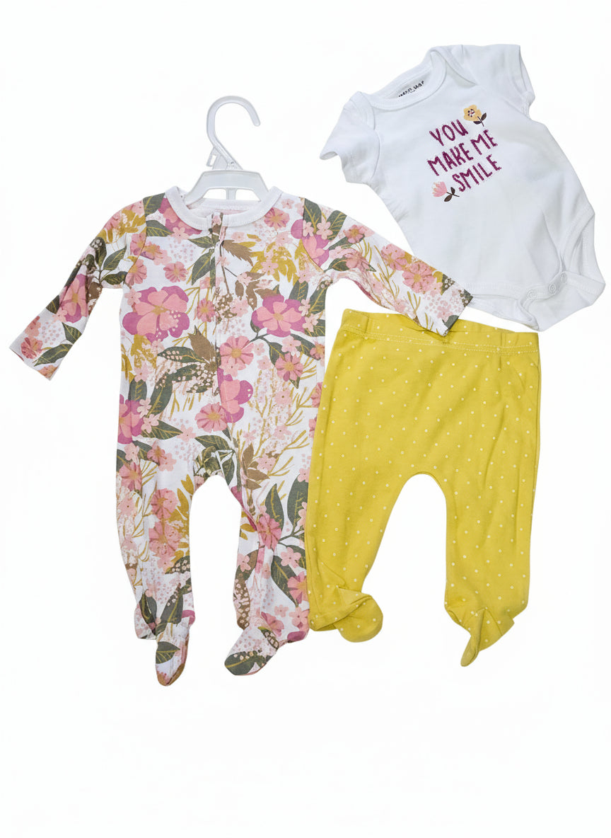 Three piece romper set