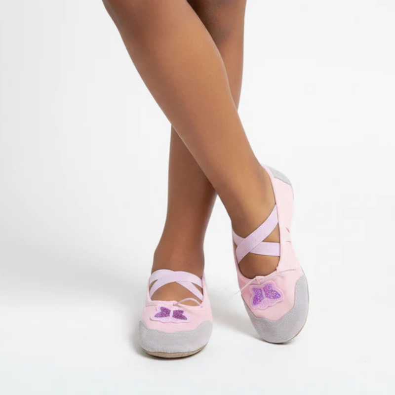 Girls Ballet Shoes | White & Pink | Sizes 28, 31 & 33 | Elegant & Comfortable
