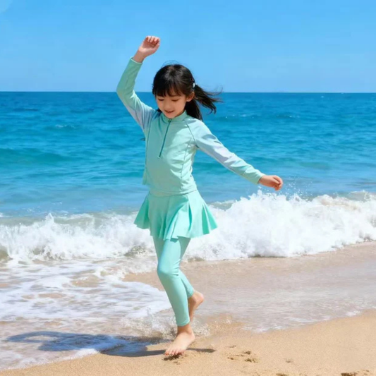 Girls long sleeve Swimming costumes