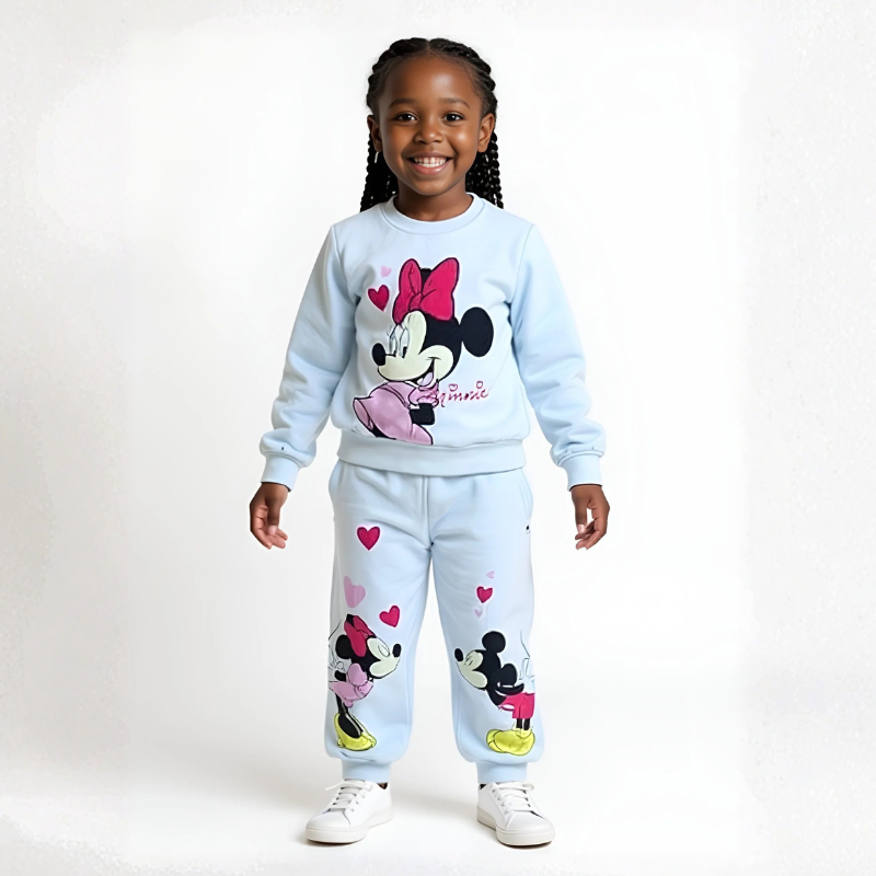 High Quality Mickey Mouse Kids Tracksuit | Sweatshirt top + Jogger pants|2–8yrs