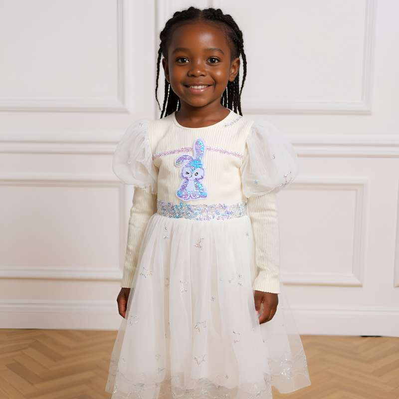 Plain Sweater Dresses for Girls | Cozy Winter Outfit | Sizes 2–7 Years