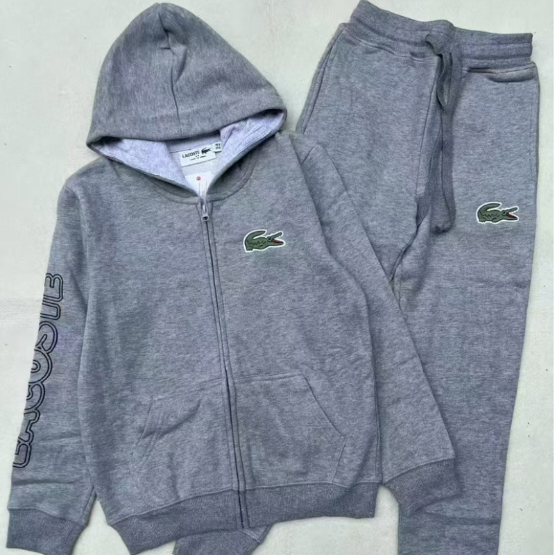 La Coste  High Quality Cotton Tracksuits for Kids – Full Set |Zip up  6-15yrs