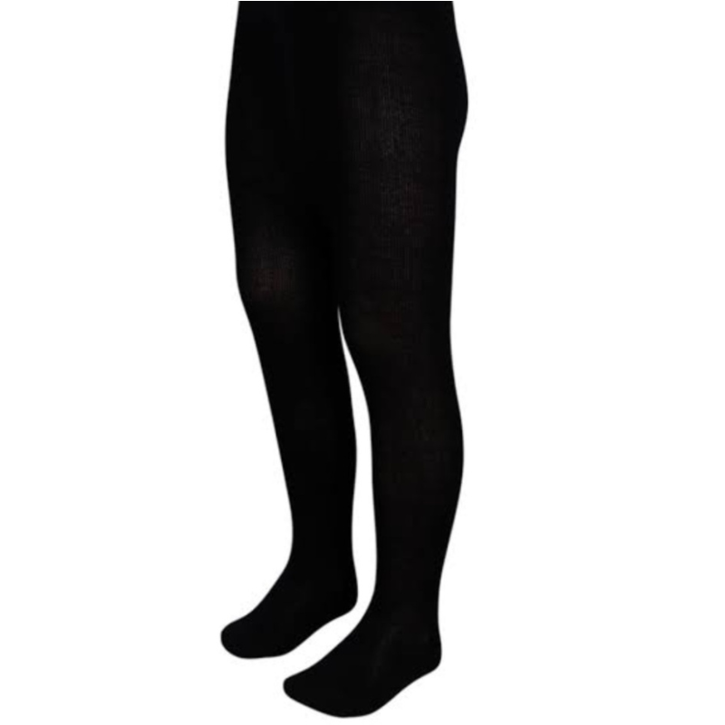Kids Girls Black and white Stockings | Ages 2–12 Years | Soft & Stretchy Everyday Wear