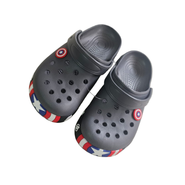 Avengers Boys’ Crocs Grey | Comfortable & Durable Kids Footwear
