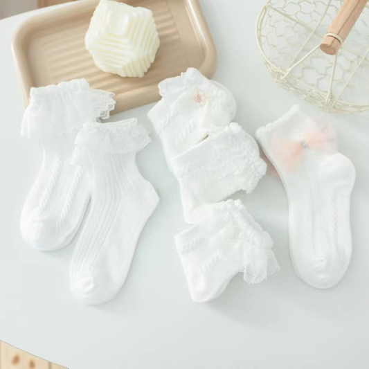 White Kids’ Socks | Classic Everyday Socks | Sizes 11–19cm