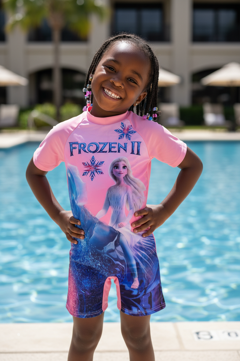 Frozen Girls  Swimming Costume | Kids Swimwear