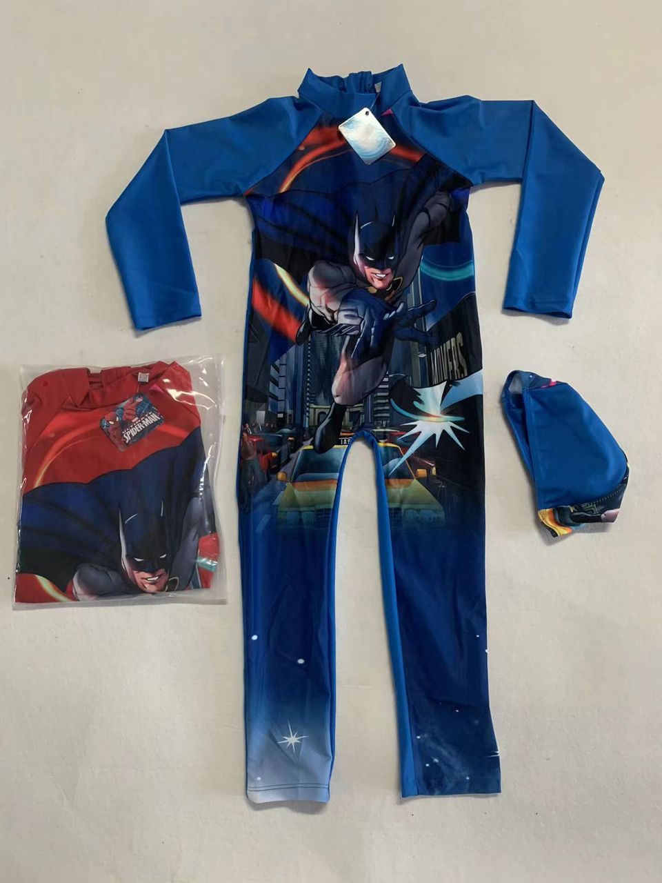 Swimming Costumes for Kids in kenya - Long Sleeve Batman Swimming Costume