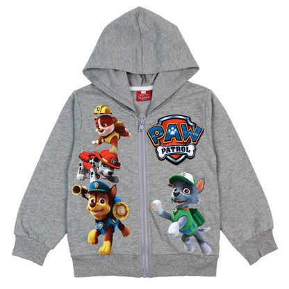 Grey Paw Patrol Themed Jacket Front side