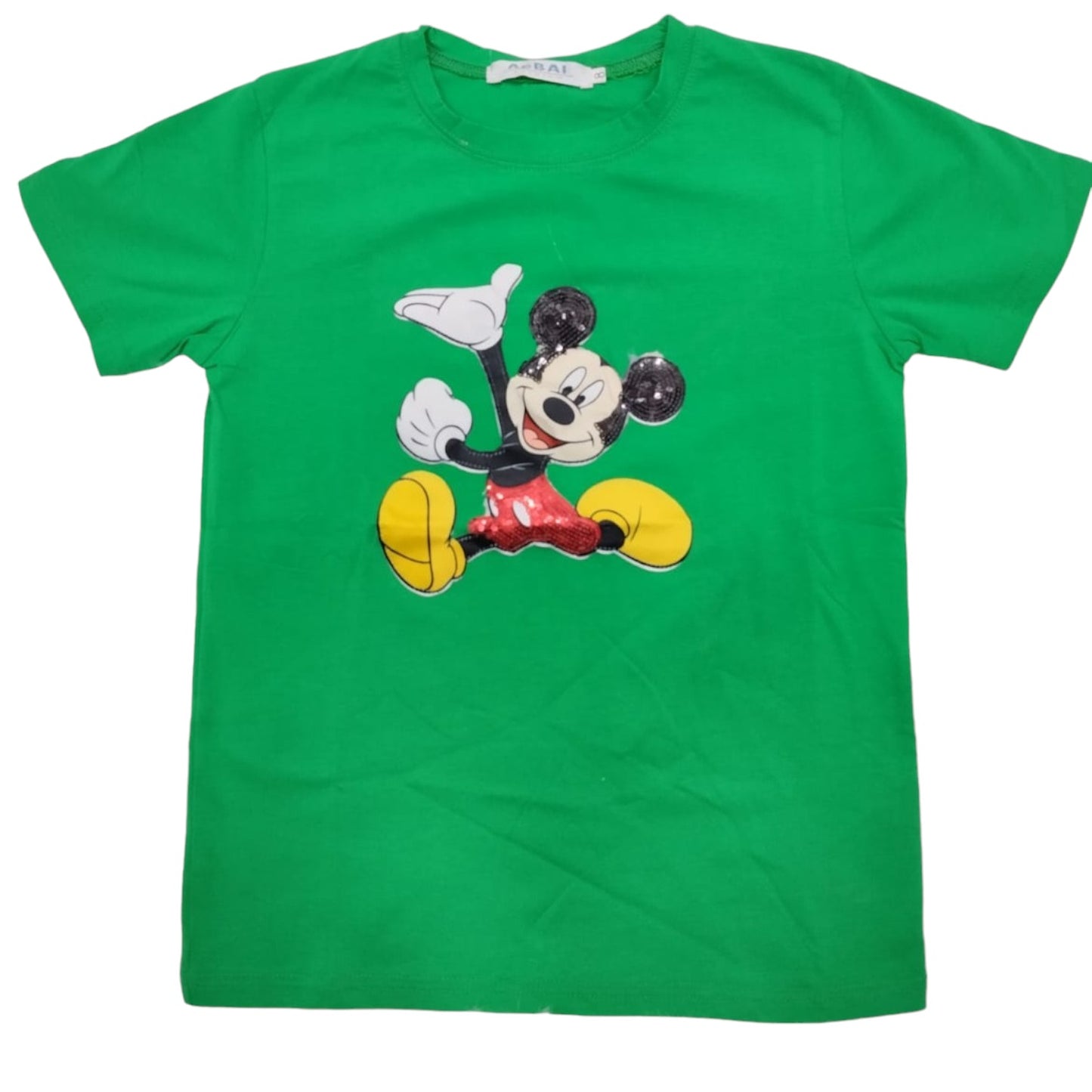 Mickey Mouse Themed Boys Sequin T-shirts