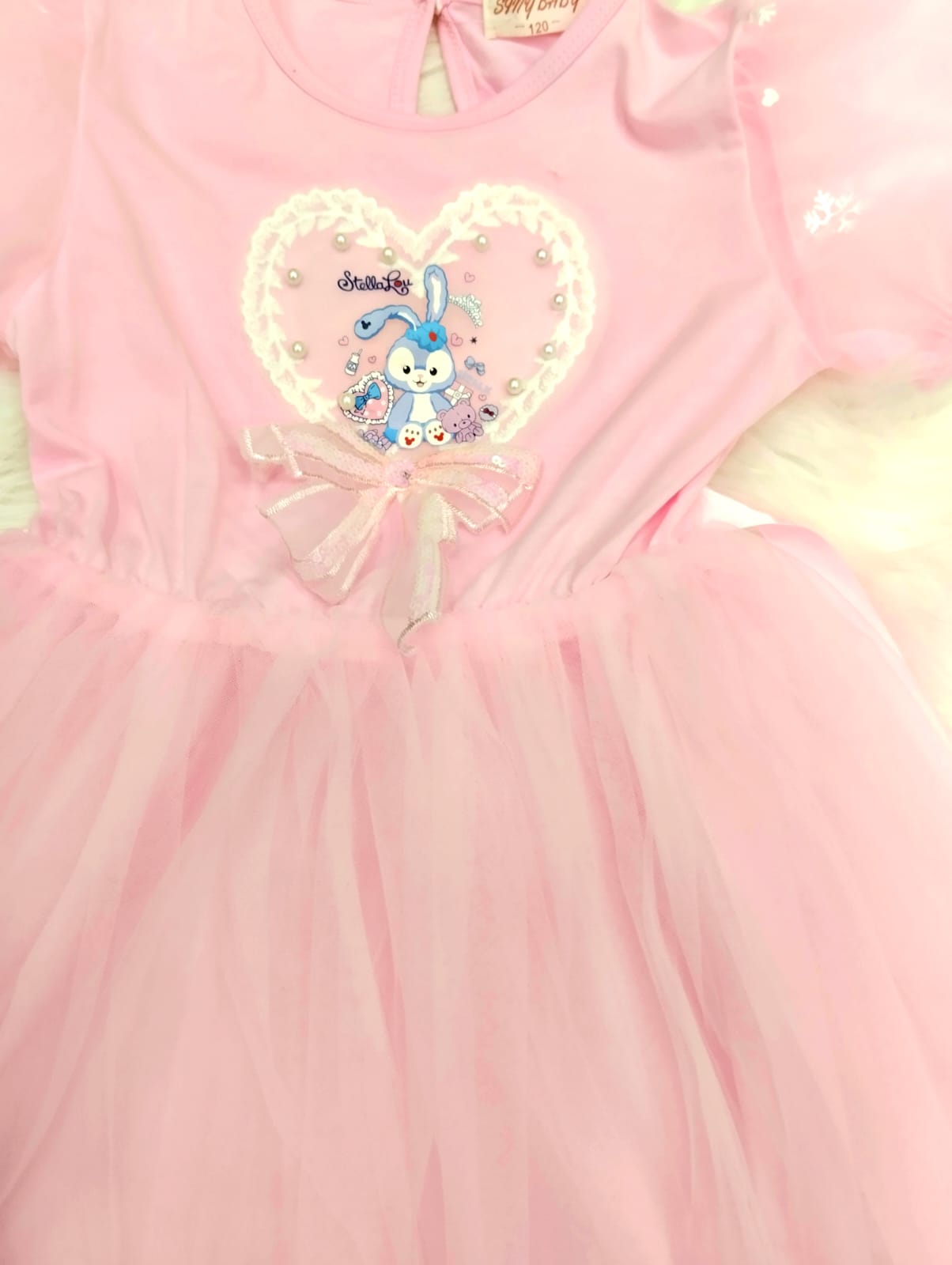 Pink Baby Girl Dress Costumes with Veils