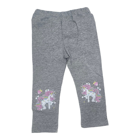 Grey unicorn Girls tights