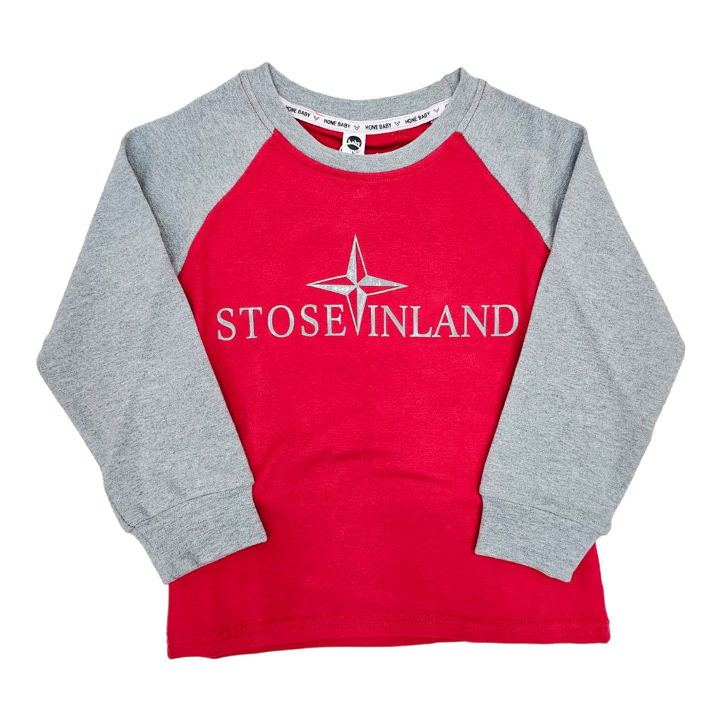 Red Boys Long Sleeved Shirts