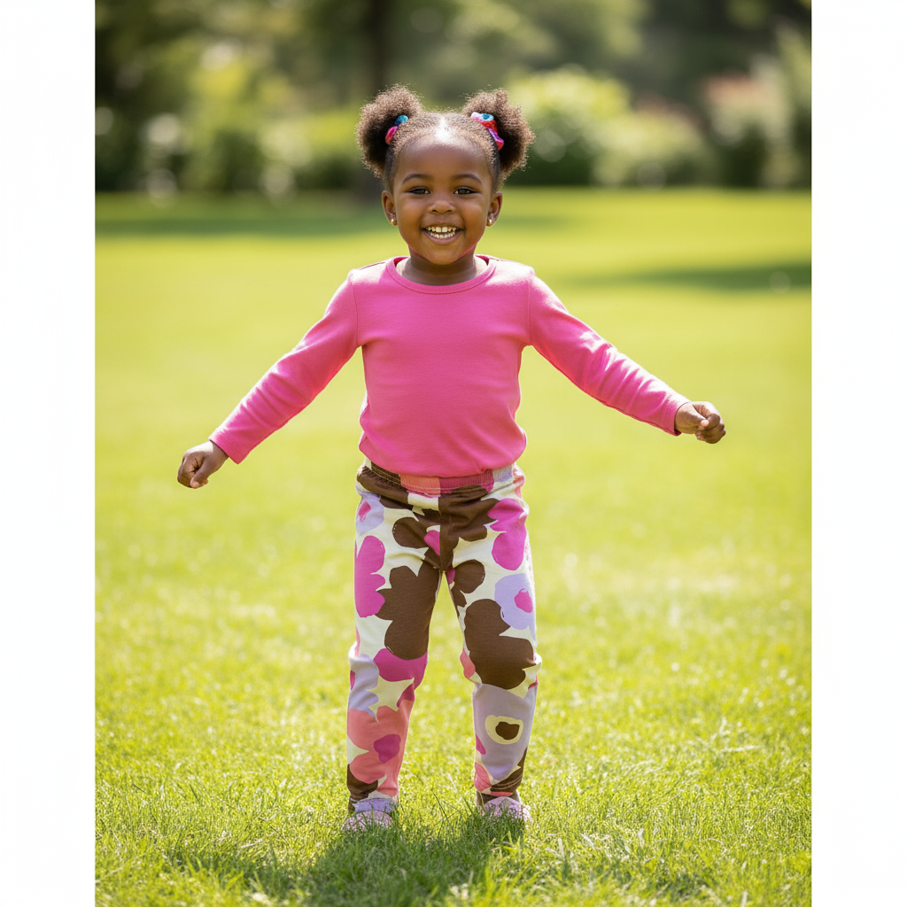Tie and Dye Girls’ Tights | Soft & Stylish | Sizes 60, 65, 70