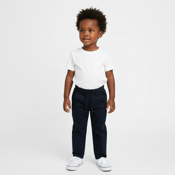 Baby Boys’ Khaki Trousers | Sizes 6m–3yrs | Brown, Maroon, Navy