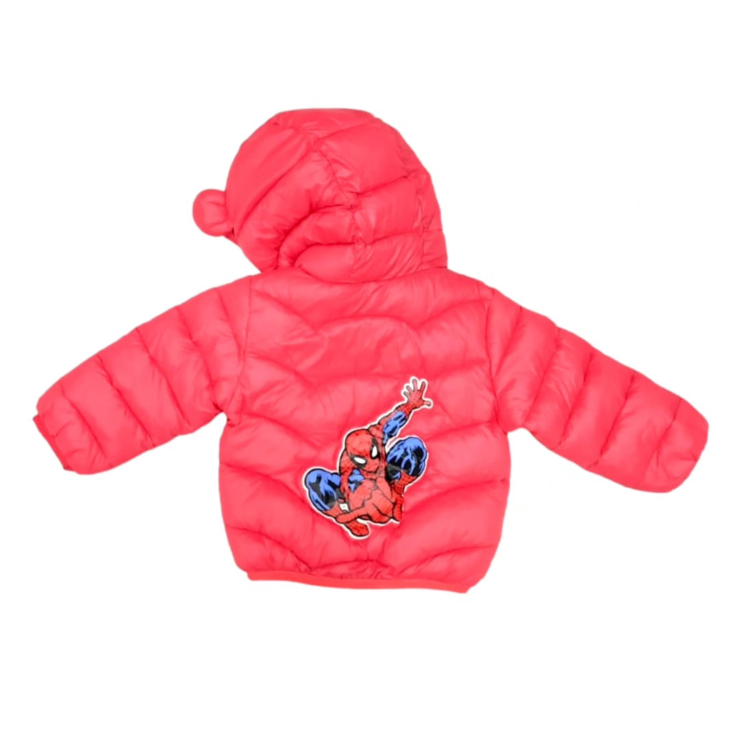 Spiderman-themed Red Boys Puff Jackets