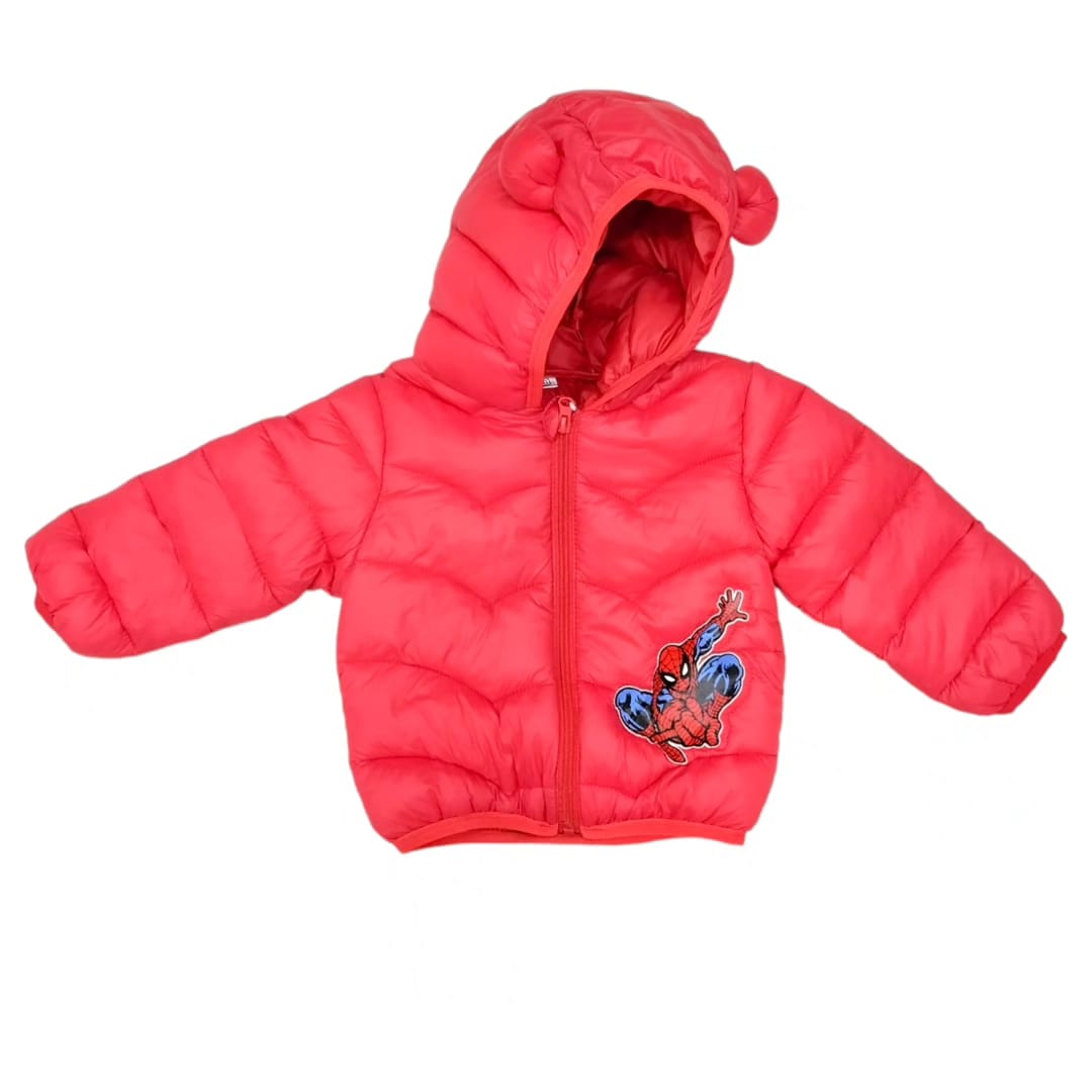Spiderman-themed Red Boys Puff Jackets