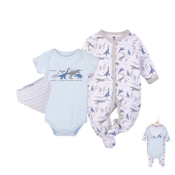 Baby 3-Piece Dinosaur Baby Layette Set