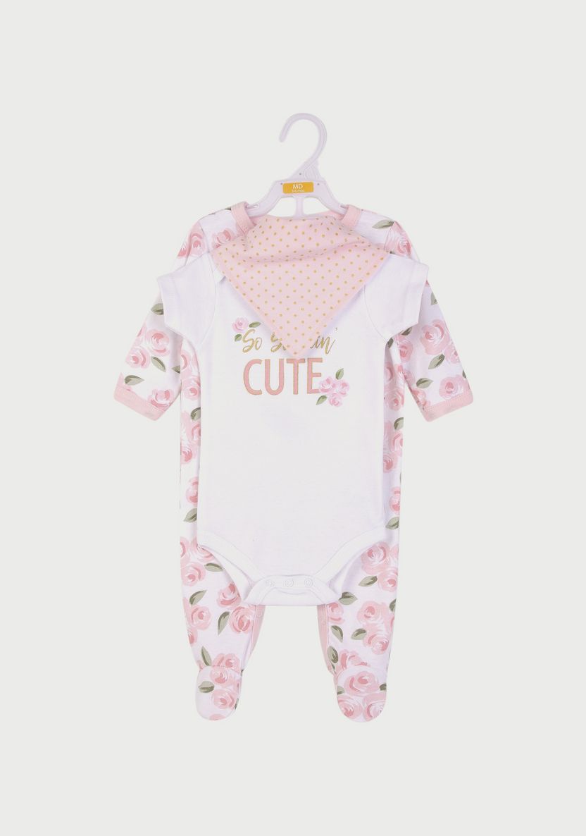 Baby 3-Piece Dinosaur Baby Layette Set