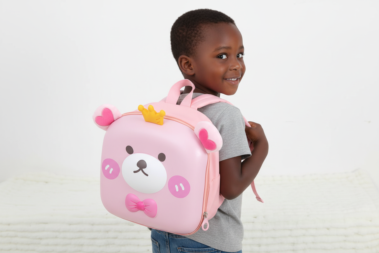 High Quality Cute Girls Bear Shoulder Bag | Kids Crossbody Plush Handbag