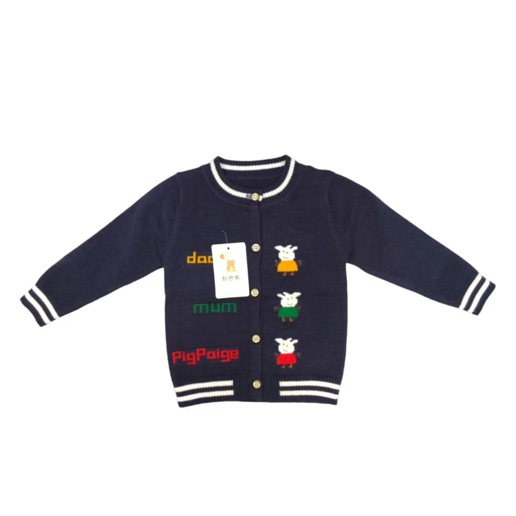 Boys neck cardigan long sleeve
