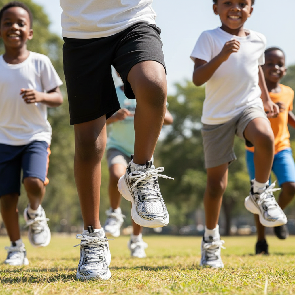 Grey Kids’ Sport Shoes | Sizes 32, 34, 35 | Comfortable Active Footwear