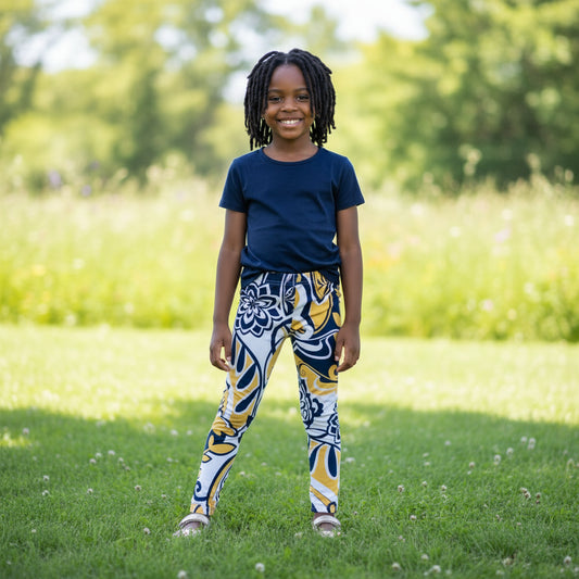 Classic Girls’ Themed Tights | Soft Cotton Stretch Leggings | Ages 2–8 Years