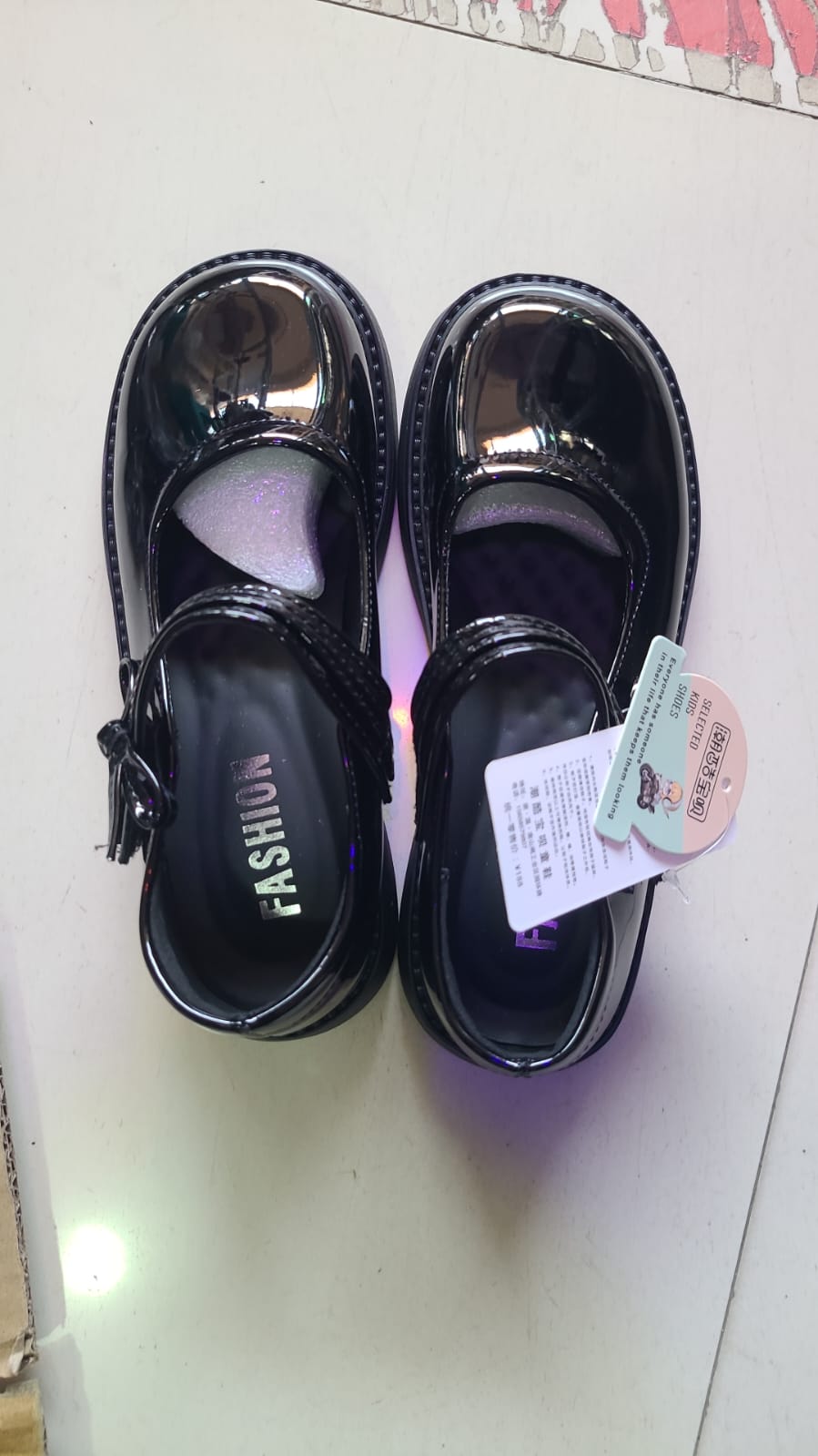 New Girls Black School Shoes | Sizes 26–35 | Comfortable & Durable Footwear