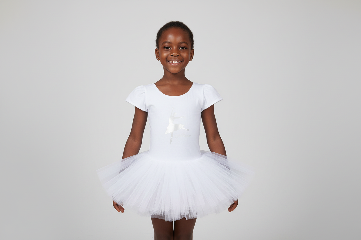 Girls Ballet Dresses | Red & White | Sizes L, XL & 2XL | Elegant Dance Wear