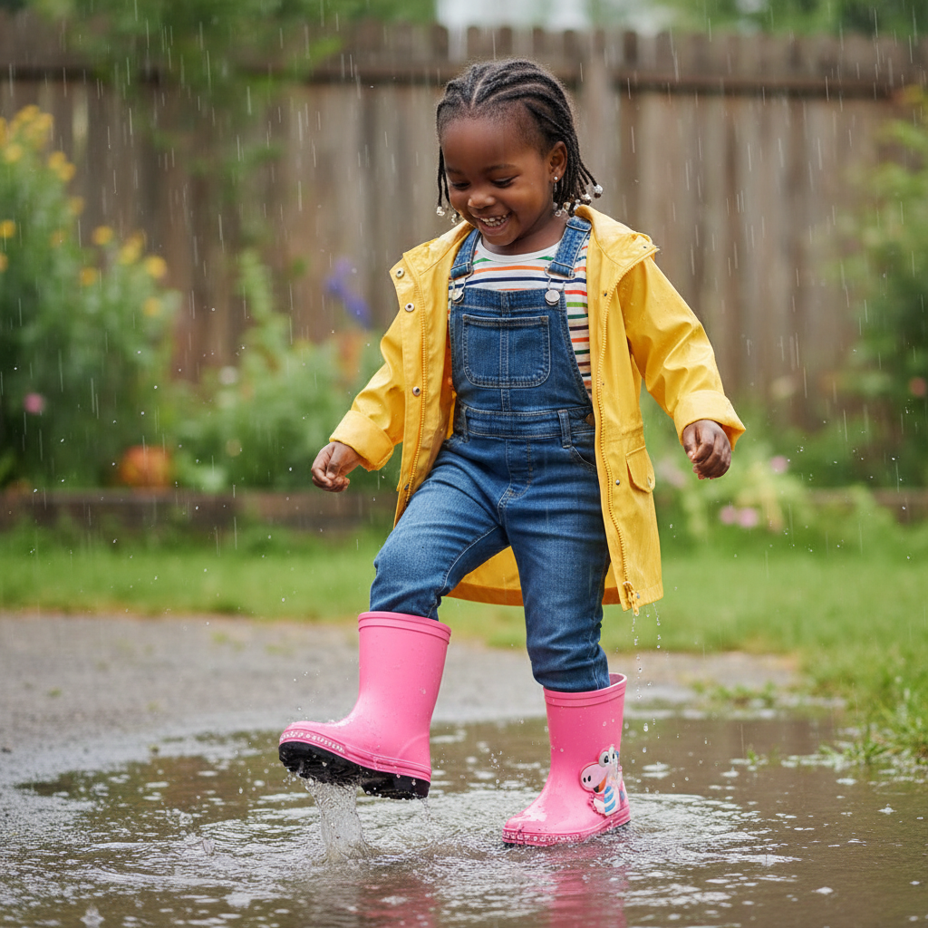 Kids' Rain Boots| Waterproof Boys & Girls  Boots | Non-Slip Soles | Sizes 26–35