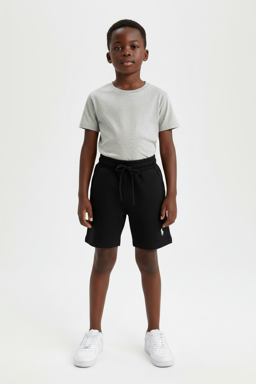 Polo Shorts for Kids | Cotton Casual Bottoms for Boys & Girls | Comfortable Play Shorts | Various Sizes