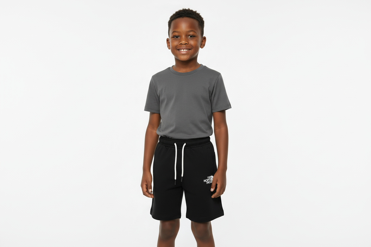 The North Face Design Shorts for Kids | Sporty Casual Bottoms for Boys & Girls | Soft Cotton | Various Sizes |