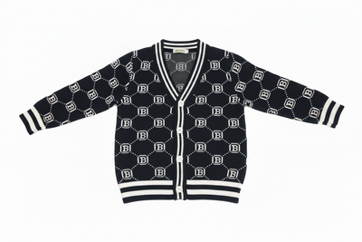 Black patterned sweater