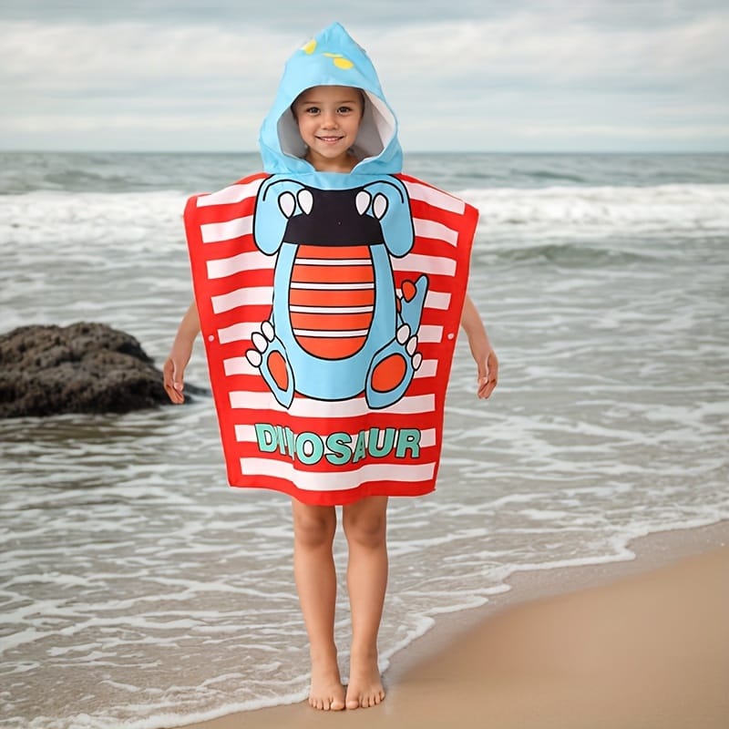 Kids Swimming Themed Towels | Quick Dry Soft Bath & Beach Towel for Boys