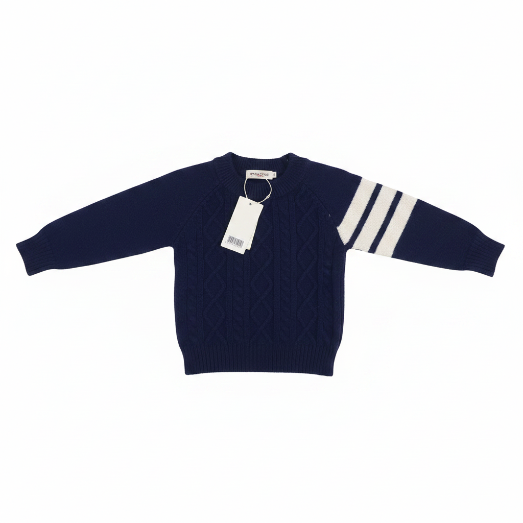 Boys stripped tripped sweater