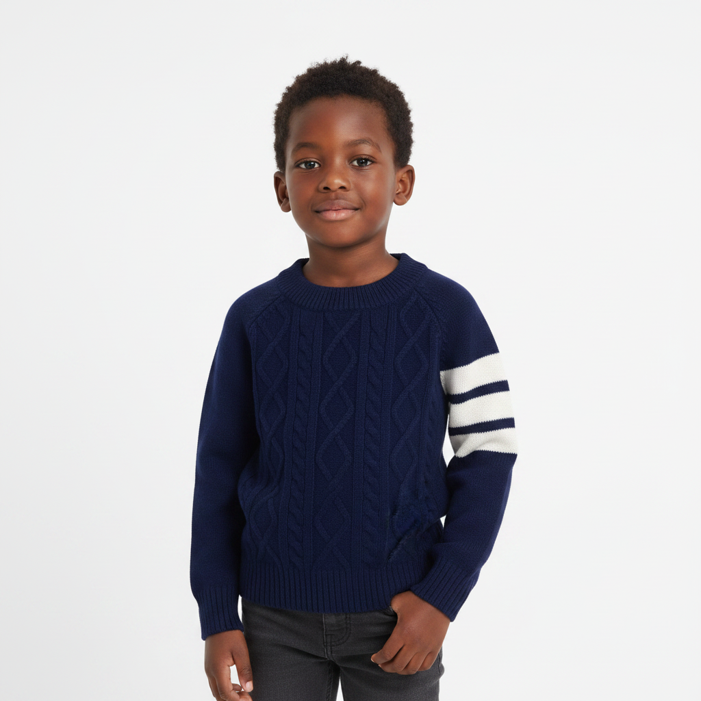 Boys stripped tripped sweater