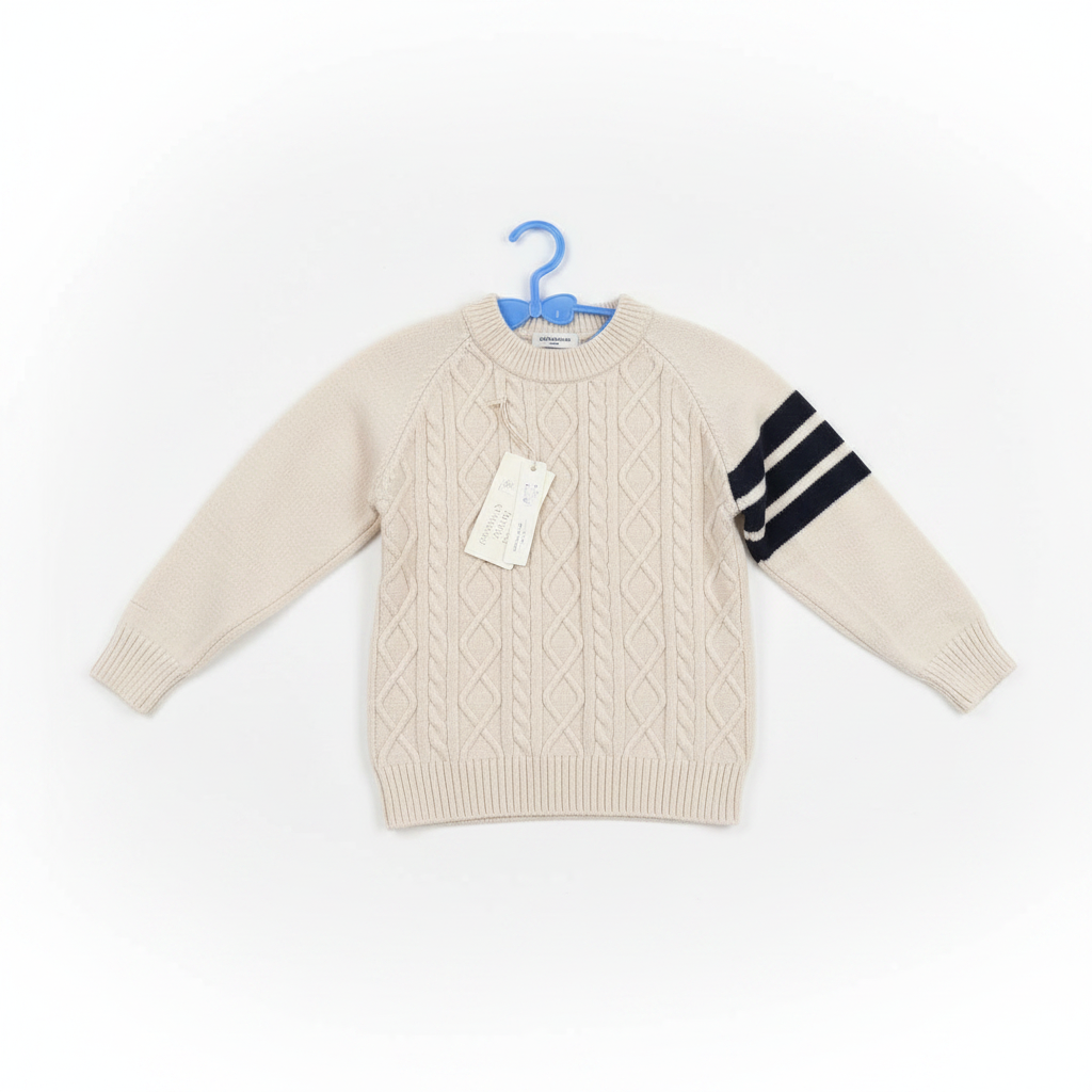 Boys stripped tripped sweater