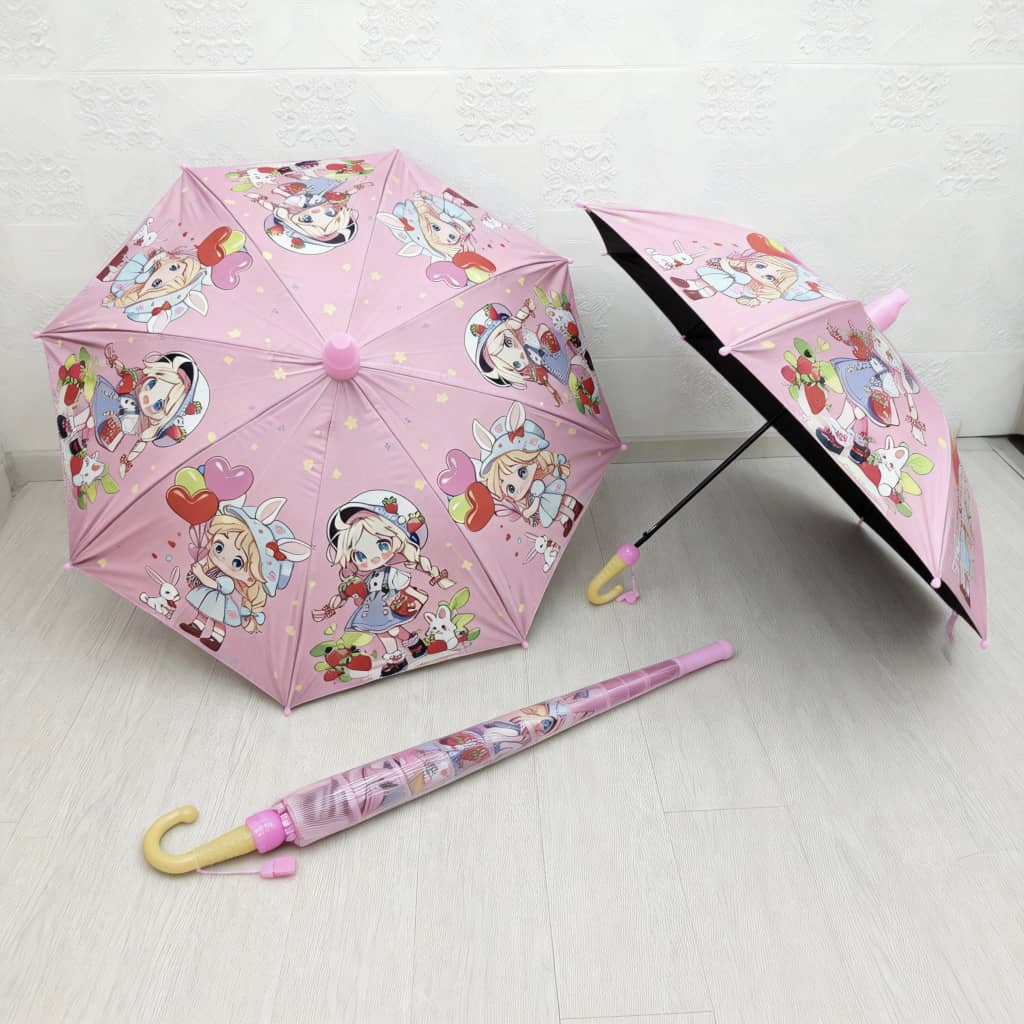 Girls Umbrella | Cartoon Rain Protection for Girls