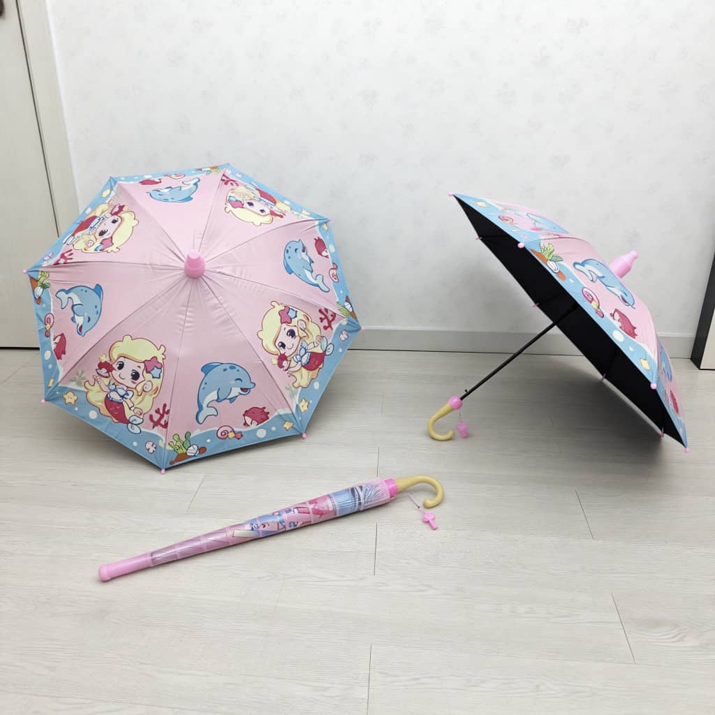 Girls Umbrella | Cartoon Rain Protection for Girls