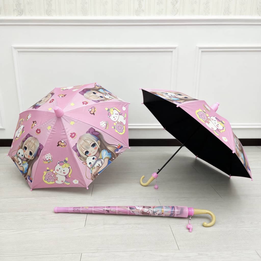 Girls Umbrella | Cartoon Rain Protection for Girls