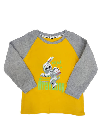 Yellow Boys Long Sleeve T-Shirts