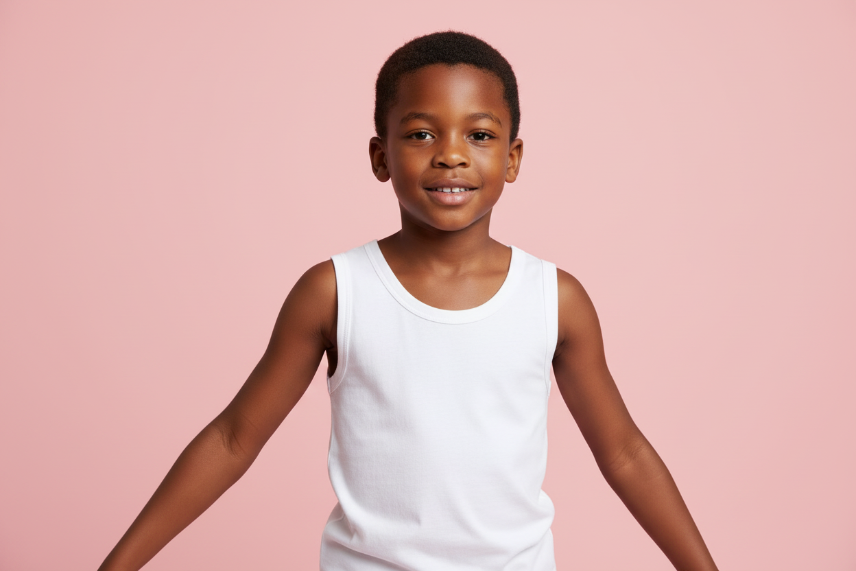 Yarrison 3-Pack Pure Cotton Boys Vests | Ages 3–12 yrs | Soft & Breathable