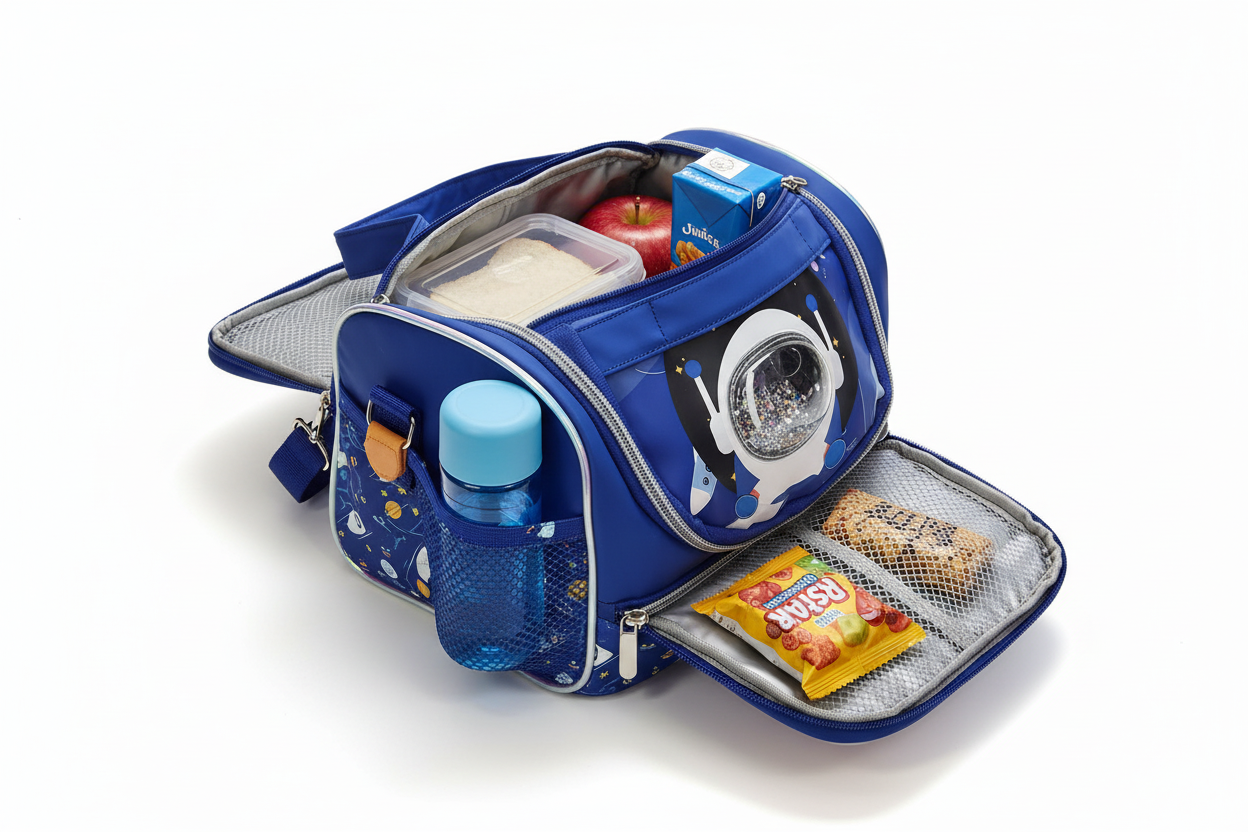 Space-Themed Lunch Bag for Kids | Durable & Spacious Lunch Carrier