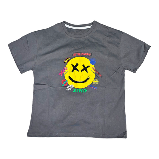 boys short sleeve shirts - grey