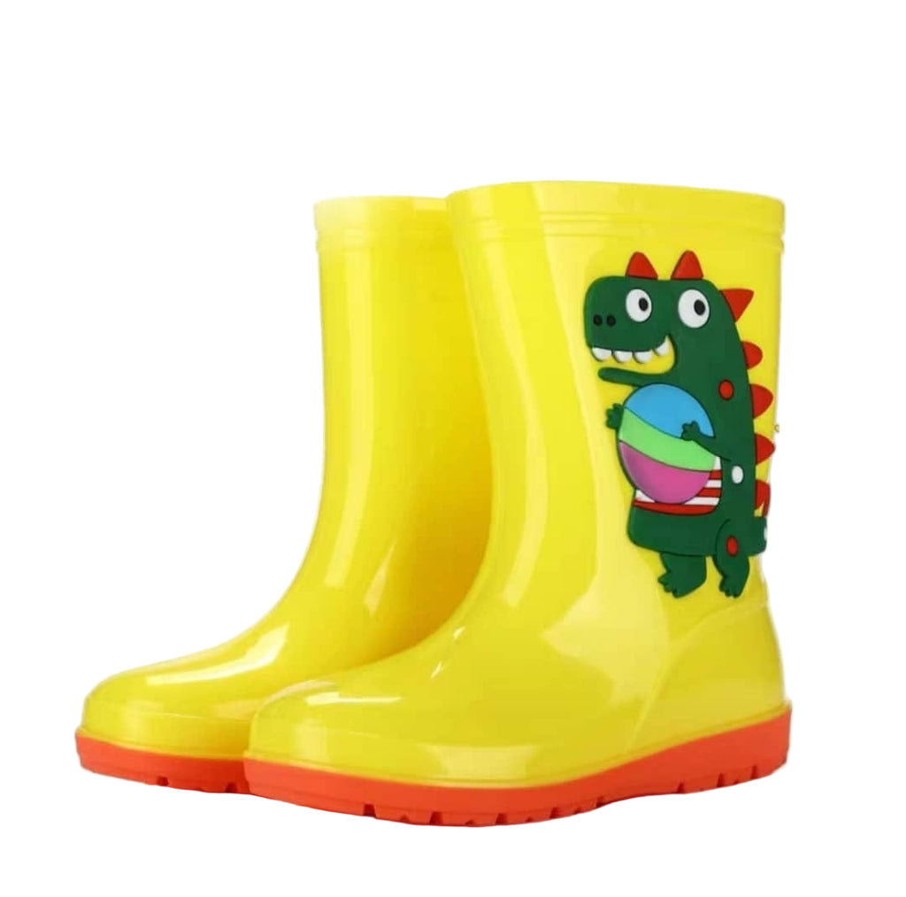 Kids Dinosaur Wellington Boots | Waterproof Rain Boots for Boys & Girls