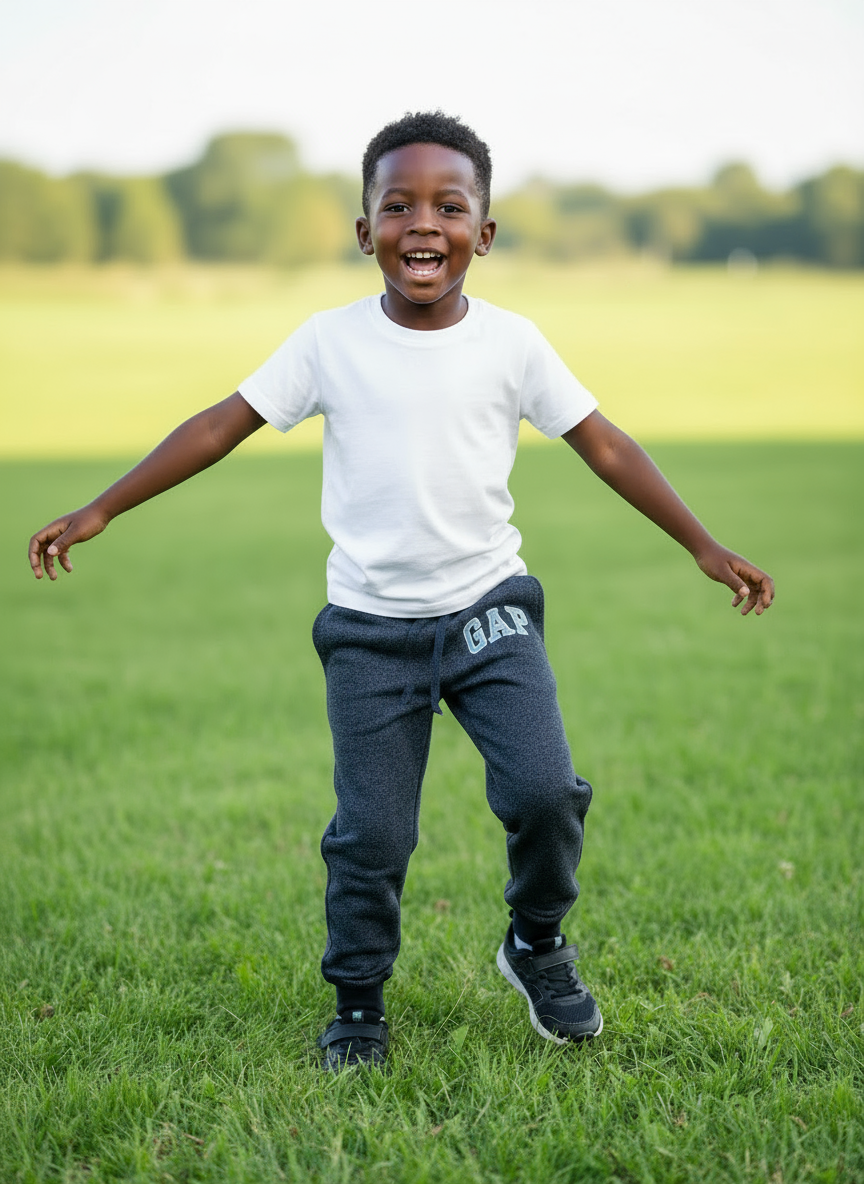 Grey GAP Sweatpants | Unisex | Size 130 | Comfortable & Durable