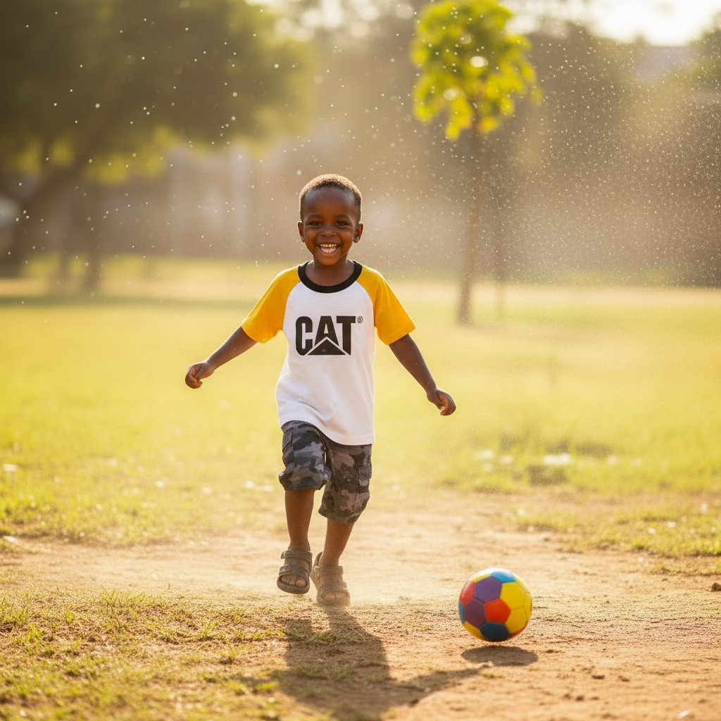 Two Piece CAT Shorts Set for Boys | Sizes: 24M, 2T, 3T | Top & Shorts